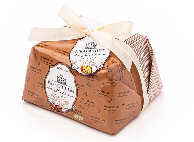 Antica Offelleria Panettone with Espresso Coffee and Chocolate 750g