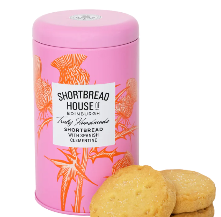 Truly Handmade Shortbread Biscuits with Spanish Clementine 140g