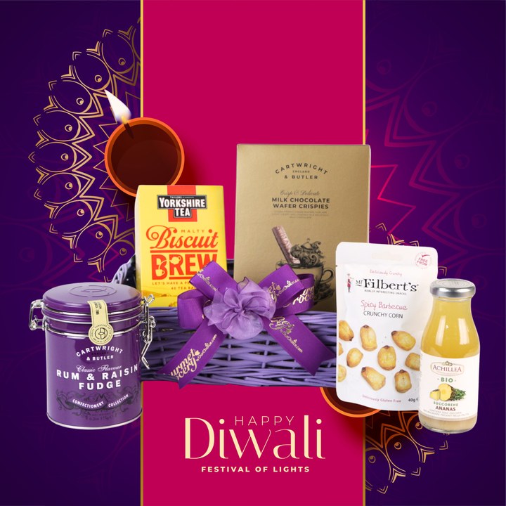 Deepavali Goodies Hamper in Purple Tray