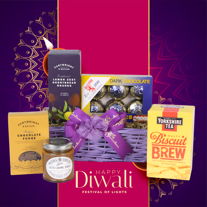 Deepavali Snack Hamper in Purple Tray