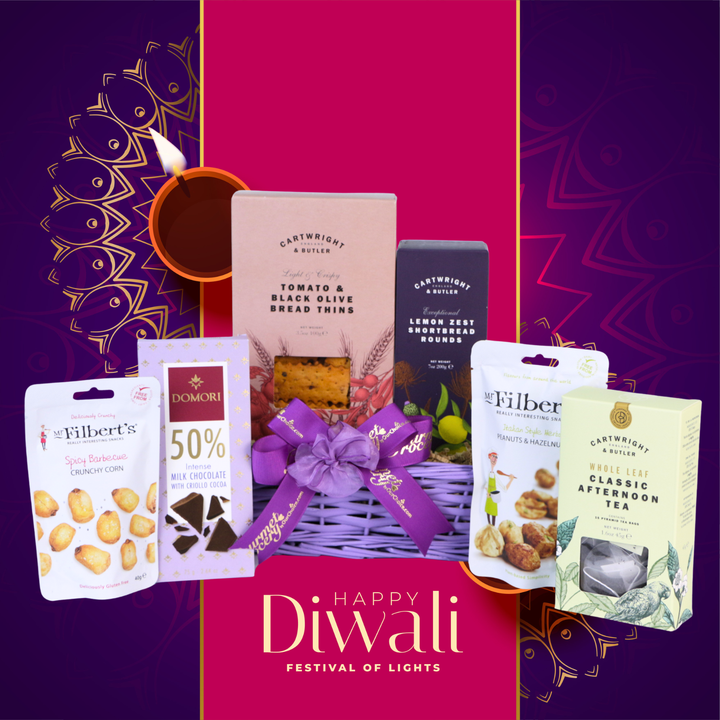 Deepavali Blessed Hamper in Purple Tray