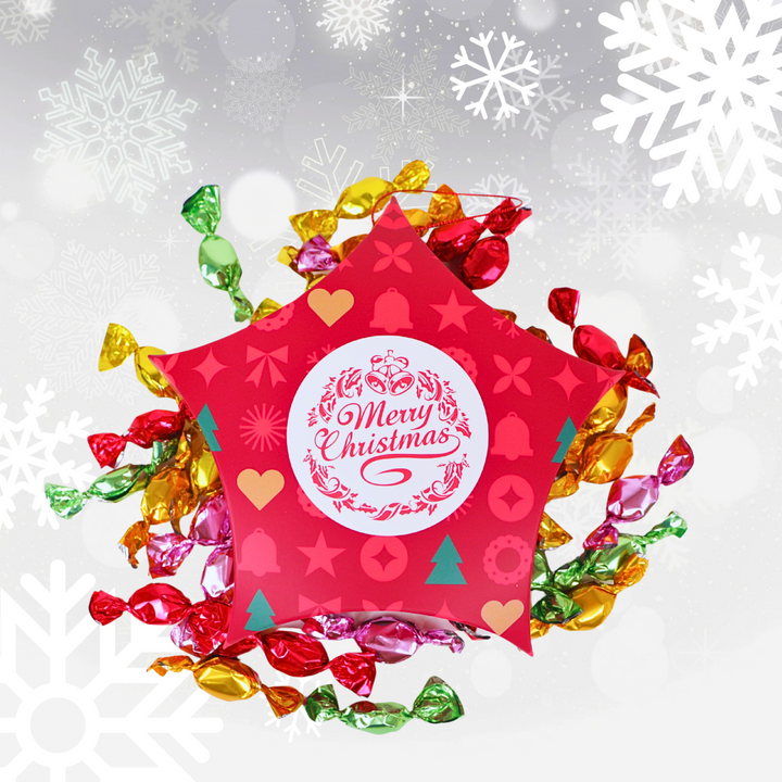 Merry Christmas Candies in Pink Box 100g