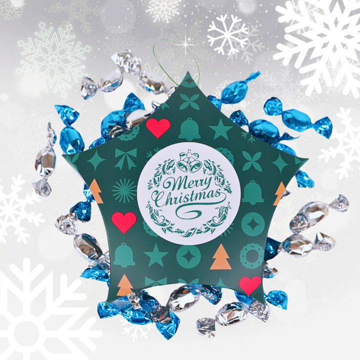 Merry Christmas Candies in Green Box 100g