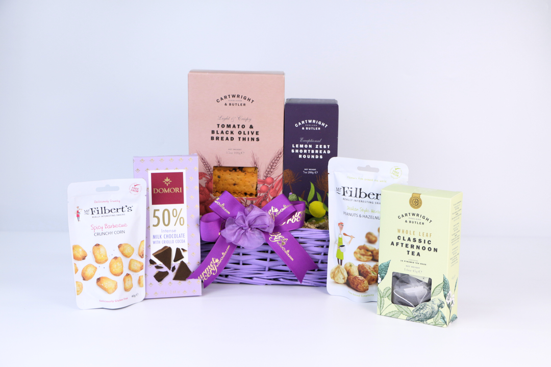 Deepavali Blessed Hamper in Purple Tray