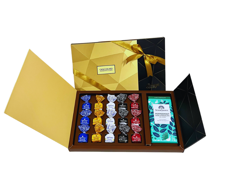 15 Assorted Truffles Chocolate & Maglio Milk Chocolate Bar