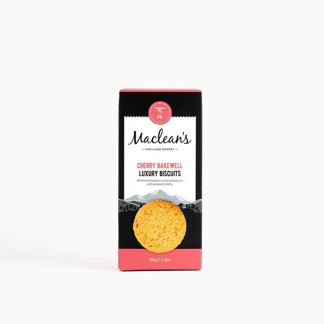 Maclean's Cherry Bakewell Luxury Biscuits 150g
