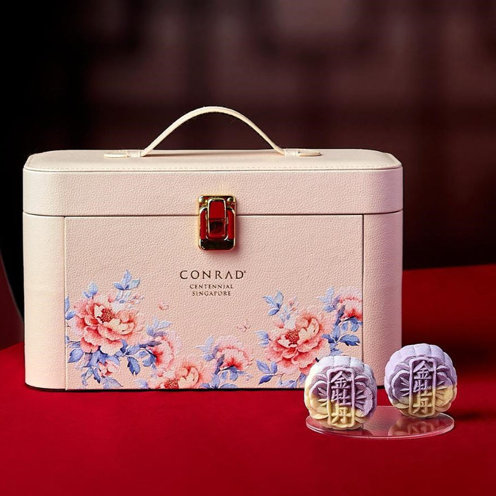 Conrad Centennial Singapore Golden Peony Snowskin Treasures –  2 pieces per flavour