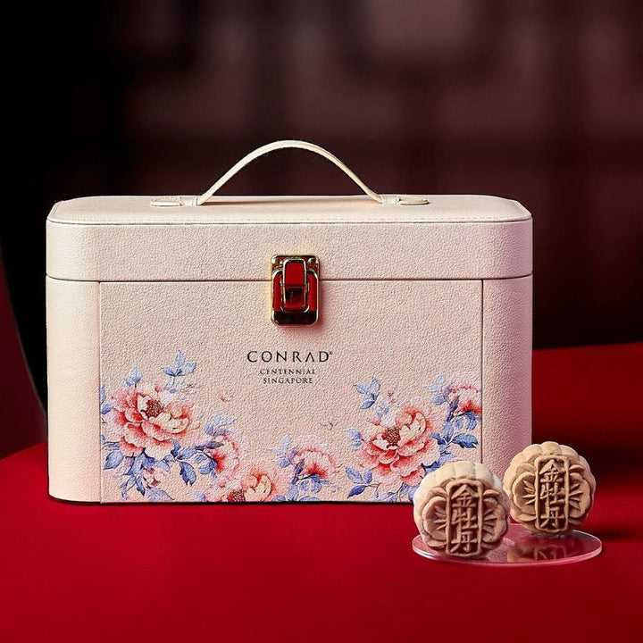 Conrad Centennial Singapore Golden Peony Snowskin Treasures –  2 pieces per flavour