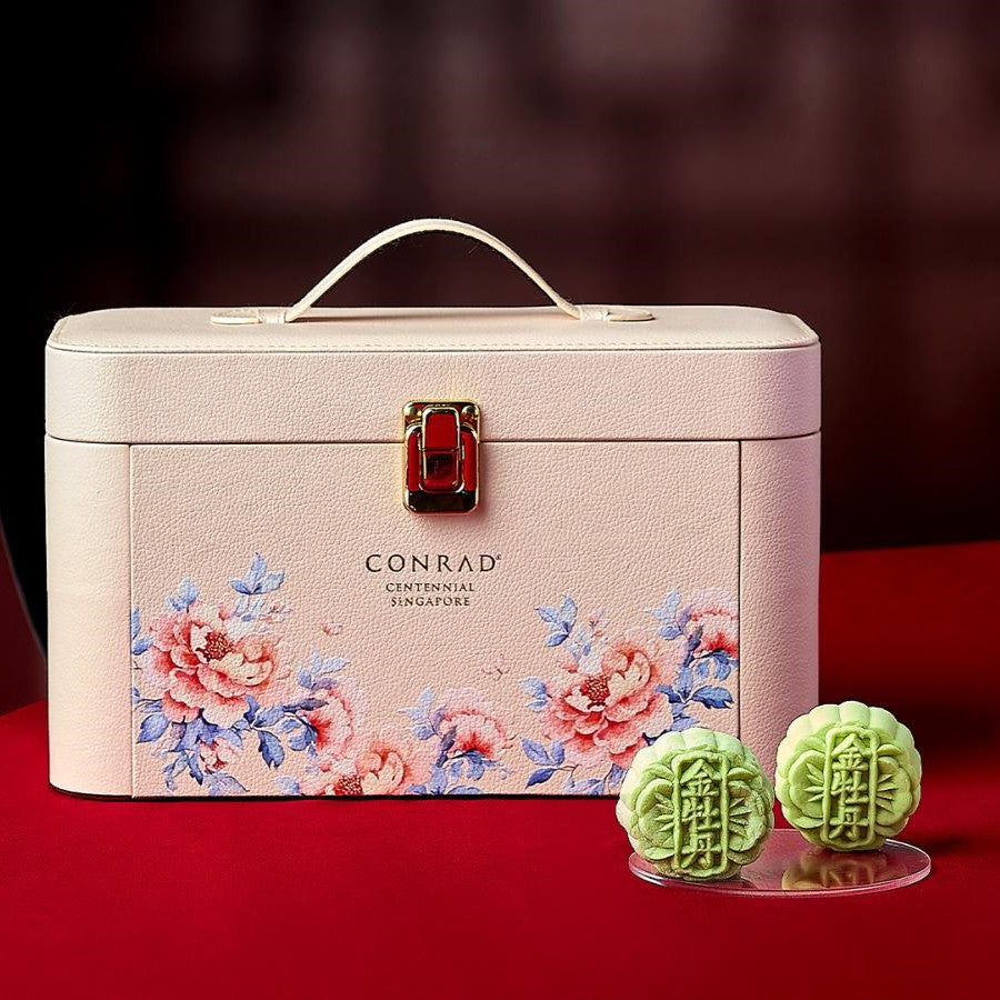 Conrad Centennial Singapore Golden Peony Snowskin Treasures –  2 pieces per flavour