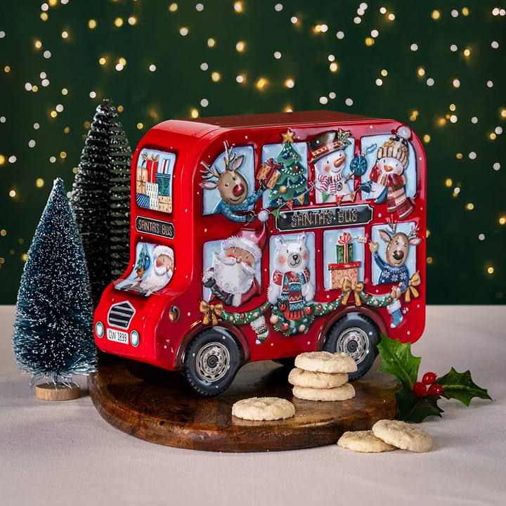 Grandma Wild's Embossed Santa's Bus Tin 200g [1869]