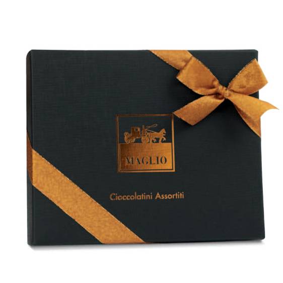 Maglio Fiandra Noir Assorted Chocolate Pralines Gift Box 130g