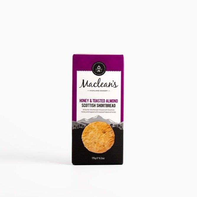 Maclean's Honey & Toasted Almond Scottish Shortbread 175g