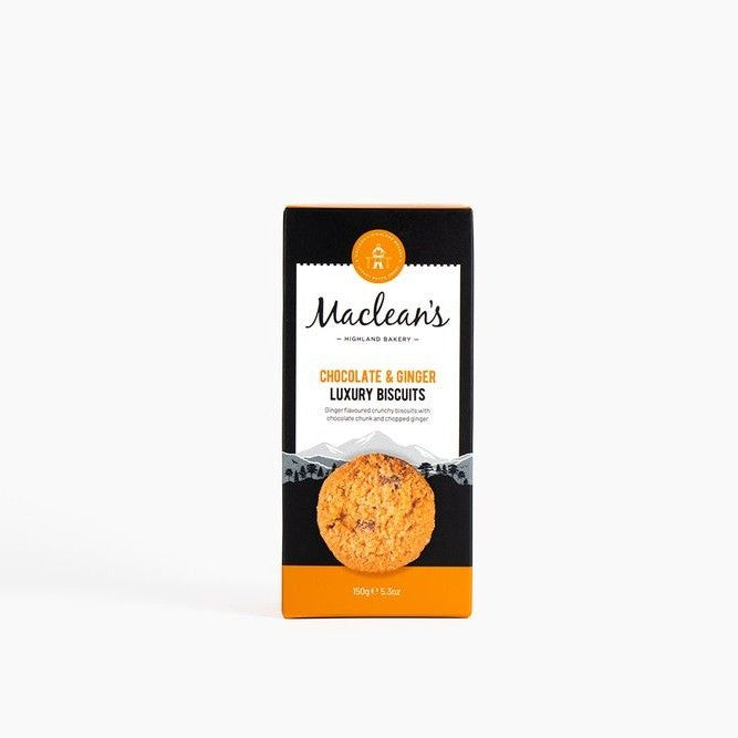 Maclean's Chocolate & Ginger Luxury Biscuits 150g