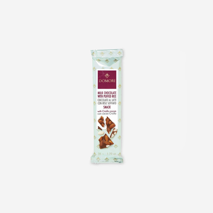 Domori Milk Chocolate With Puffed Rice Snack - 35g [31 July 2025]