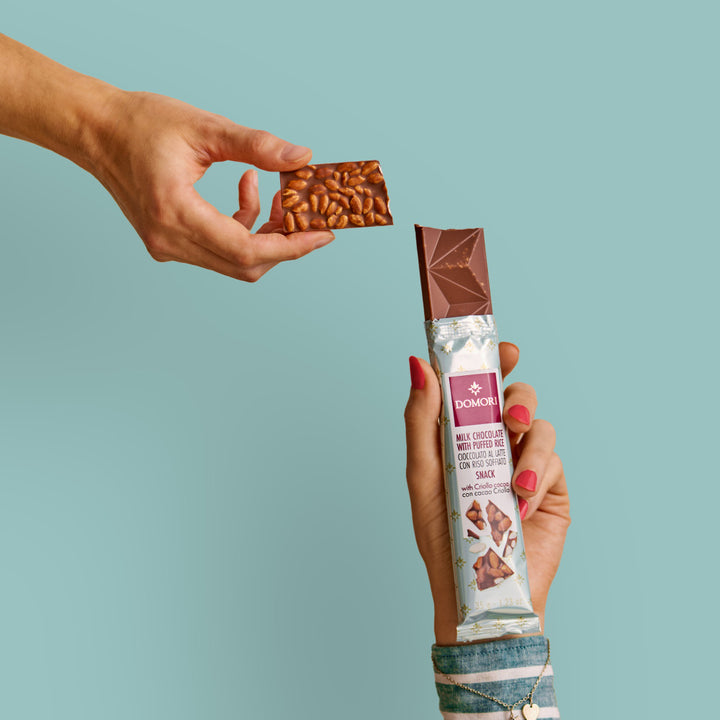 Domori Milk Chocolate With Puffed Rice Snack - 35g [31 July 2025]