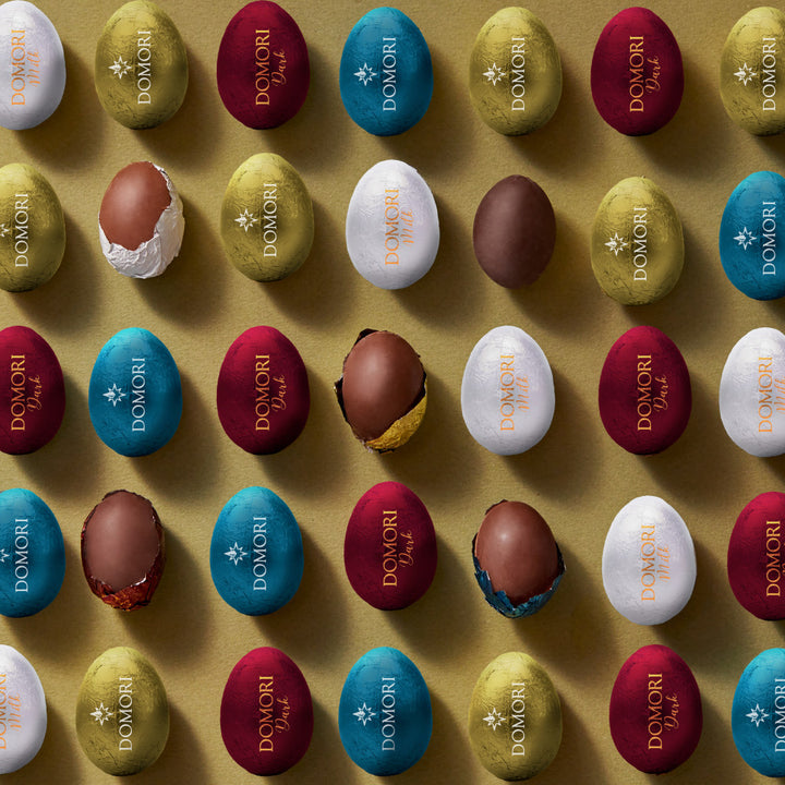 Milk Chocolate with Pistachio and Salt Mini Eggs - 200g