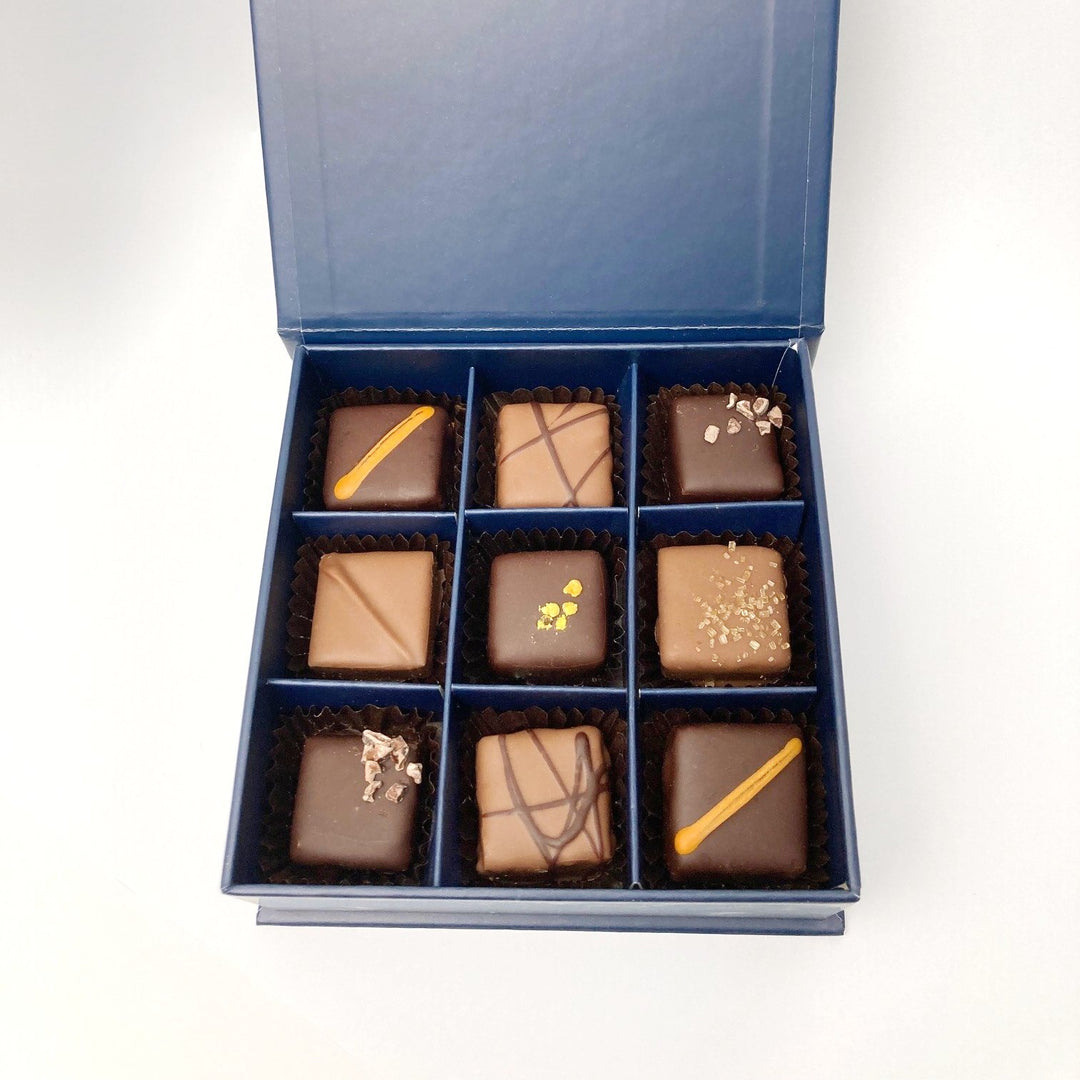 Chocolate Pralines in Gift Box 9pc
