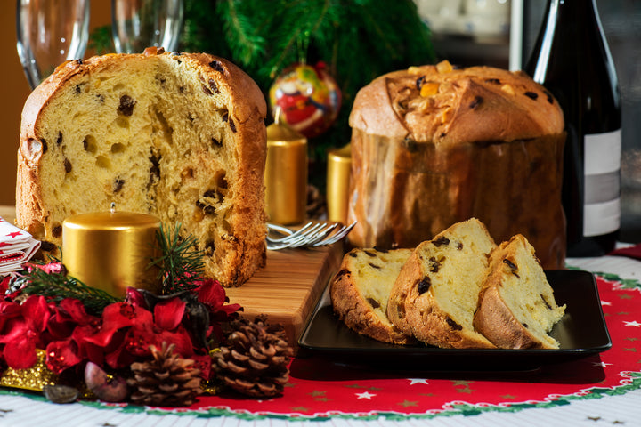 Domori Panettone with Candied Orange and Raisins 800g