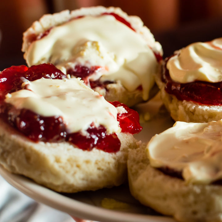 Cream Tea for Four -  Scones, Clotted Cream, Jam, Tea
