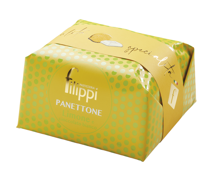 Filippi Panettone with Candied Lemon and White Chocolate 500g [YELLOW][SPE 3503]