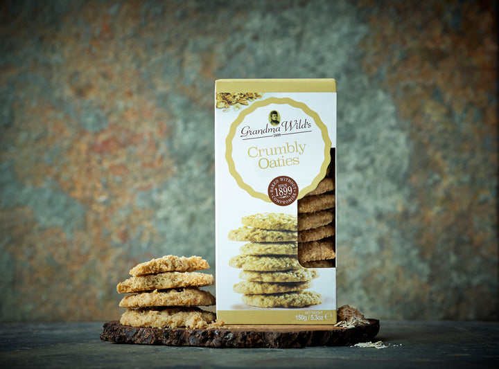 Grandma Wild's Crumbly Oaties Biscuits Window Box 150g