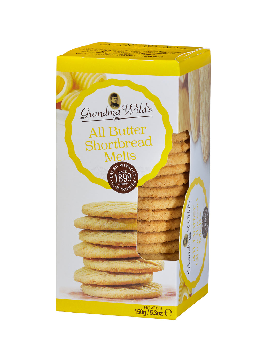 Grandma Wild's All Butter Shortbread Melts Window Box 150g [28 May 2024]