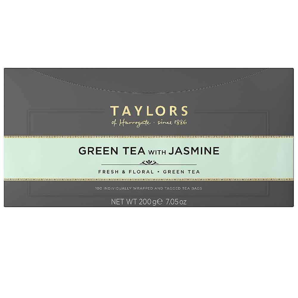 box of 100 tea bags Green Tea with Jasmine
