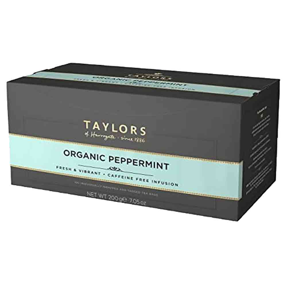 Taylors of Harrogate Organic Peppermint Tea Bag 100 Sachets