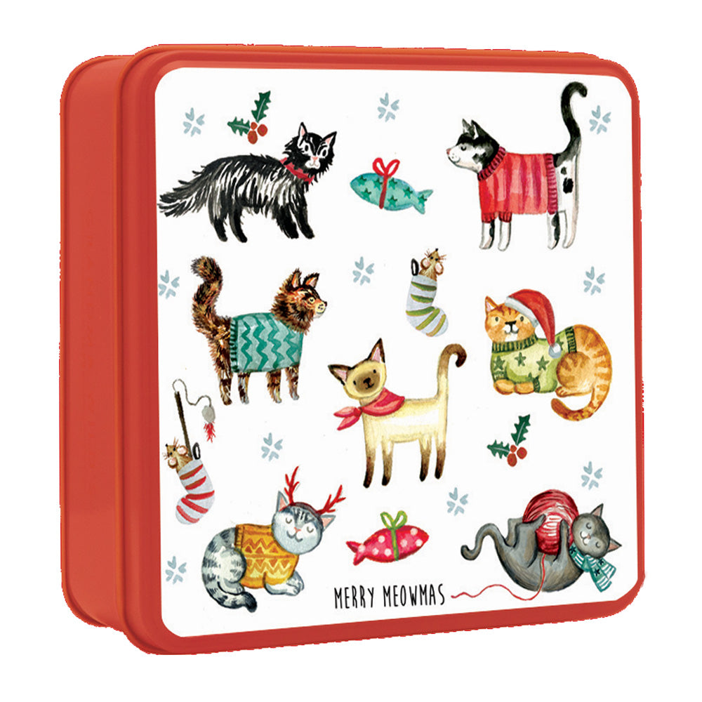 Grandma Wild's Embossed Merry Meowmas Tin 160g [1700]