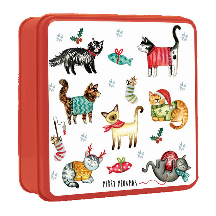 Grandma Wild's Embossed Merry Meowmas Tin 160g [1700]