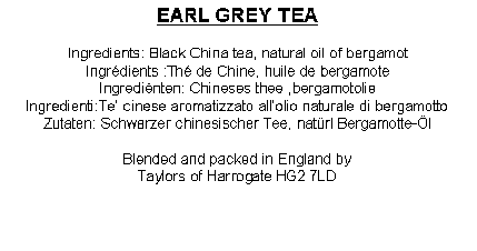 Taylors of Harrogate Earl Grey Tea in Caddy 125g