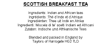 Taylors Of Harrogate Scottish Breakfast Leaf Tea in Caddy 125g