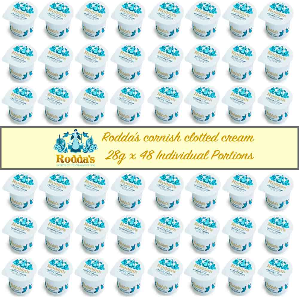 Rodda's Cornish Clotted Cream 28g x 48