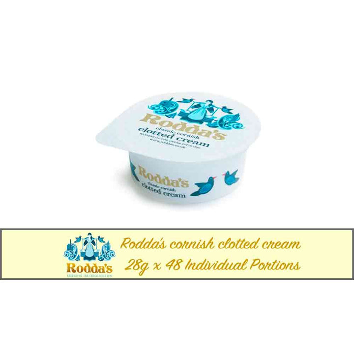 Rodda's Cornish Clotted Cream 28g x 48 [ End August 2024]