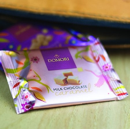 Domori Milk Chocolate with Caramel 25g [06142]