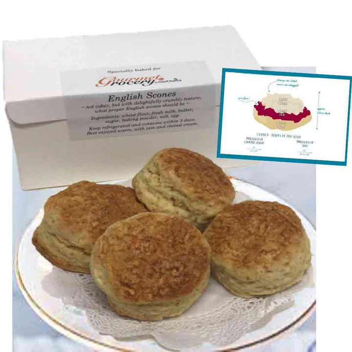 English Scones  (Box of 4pcs)