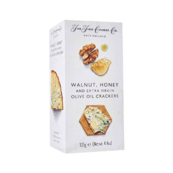 The Fine Cheese Walnut, Honey & Extra Virgin Olive Oil Crackers 125g