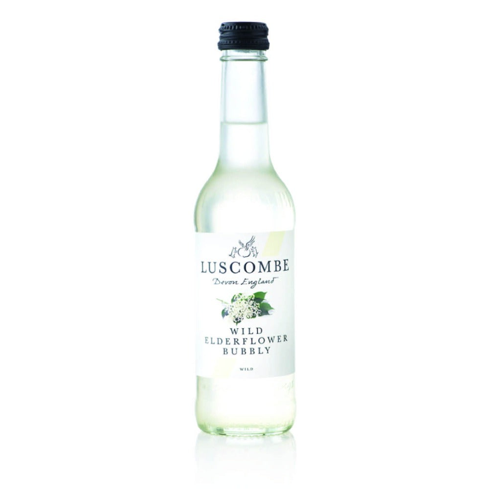 27 cl bottle of Luscombe Wild Elderflower Bubbly from Devon, England