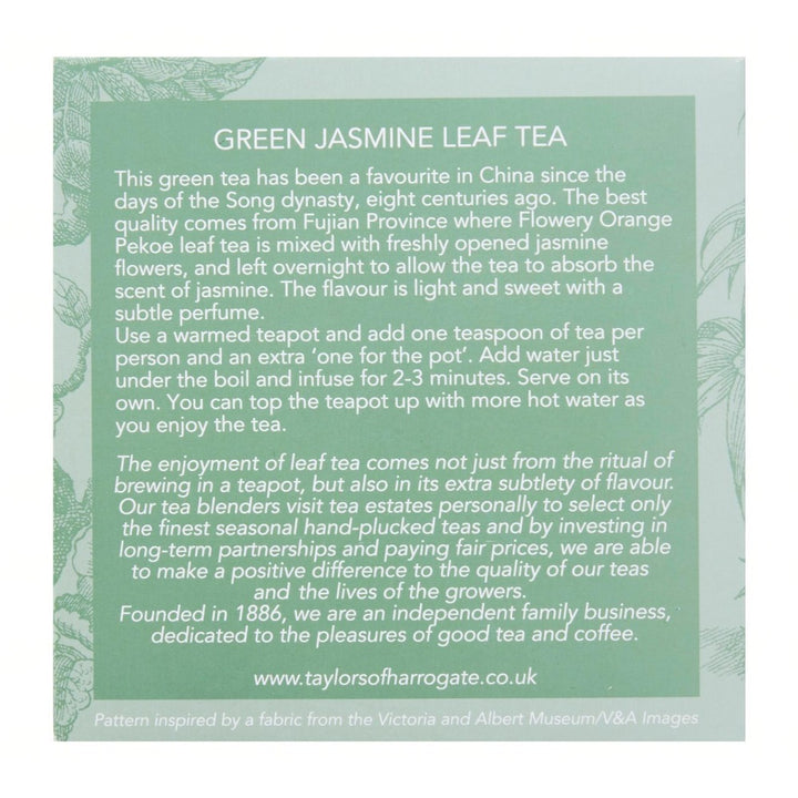 Taylors Of Harrogate Green Tea With Jasmine Leaf Tea 125g