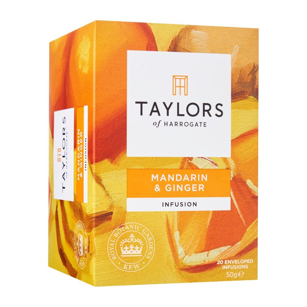 box of mandarin and ginger infusion