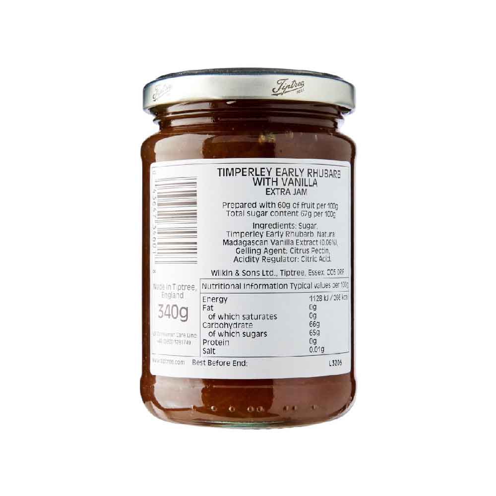 Tiptree Timperley Early Rhubarb With Vanilla 340g