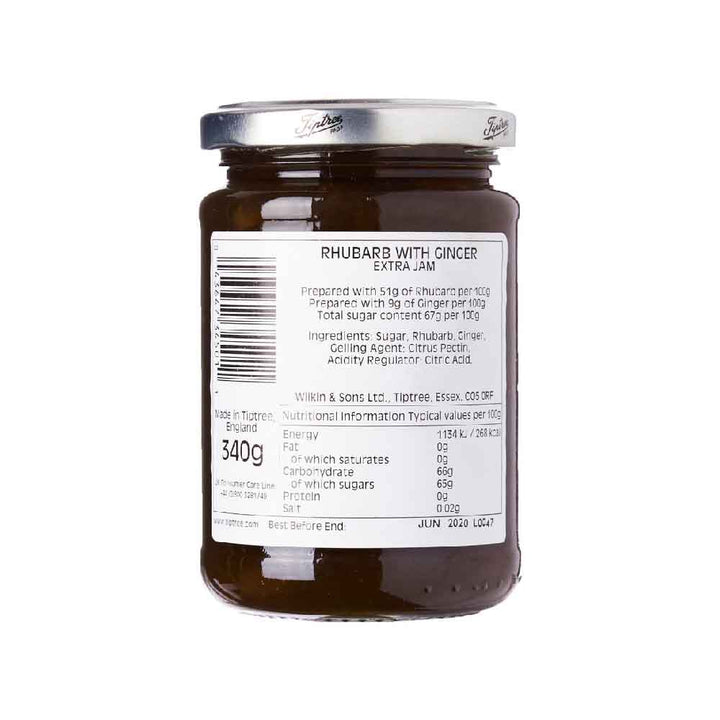Tiptree Rhubarb with Ginger Conserve 340g (BB JUN 2025)