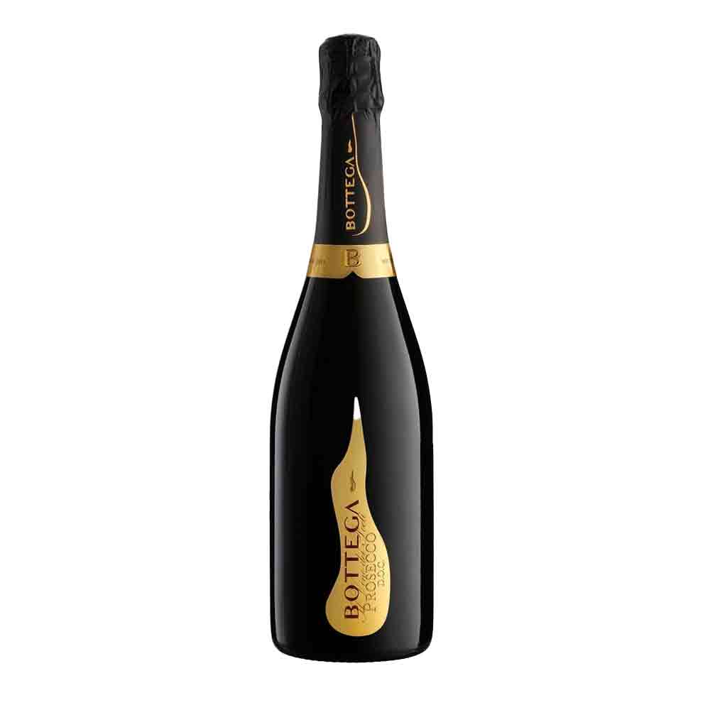 Bottega Prosecco DOC Spumante Brut 75cl bottle with gold label