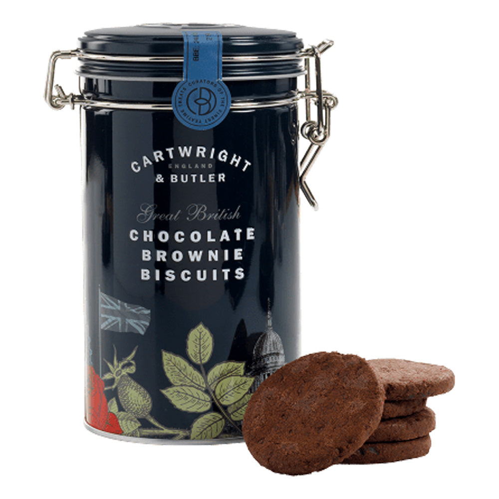 Cartwright & Butler The London Collection: Chocolate Brownie Biscuits Tin 200g