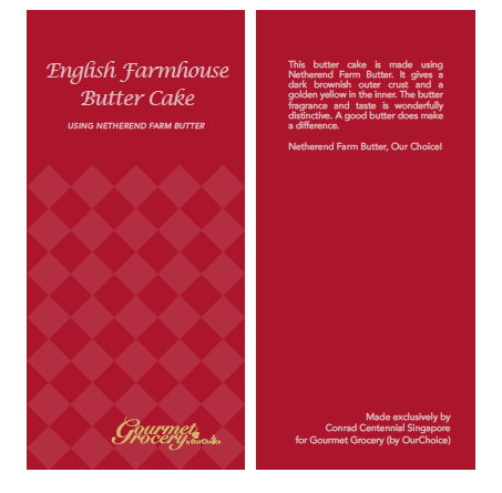 English Farmhouse Butter Cake 400g