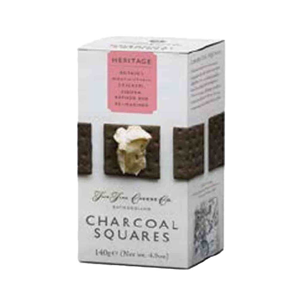 The Fine Cheese Co The Heritage Range: Charcoal Squares 140g