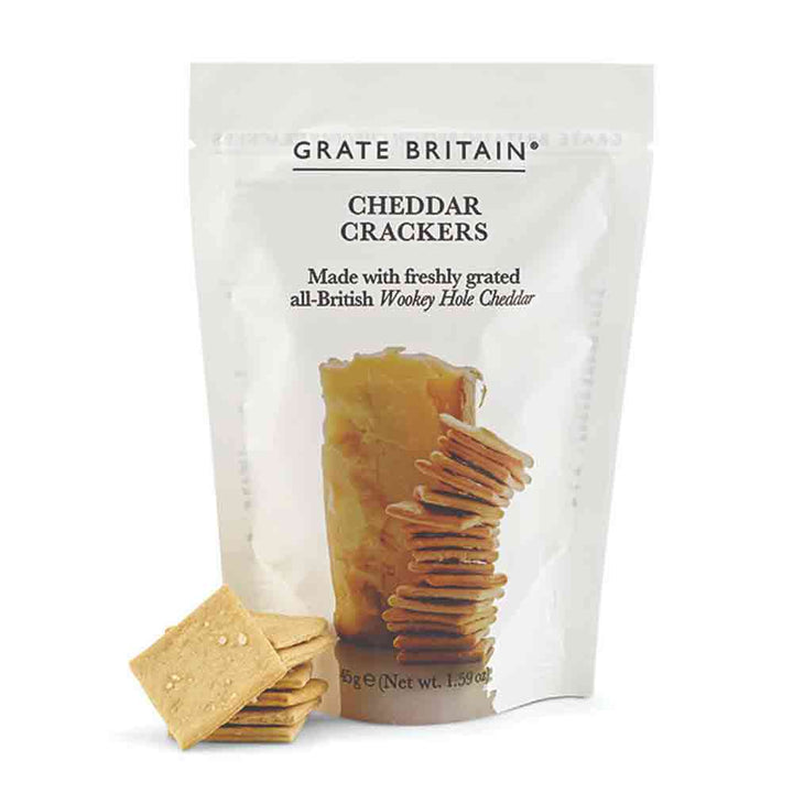 Artisan Biscuits Grate Britain Cheddar Crackers 45g