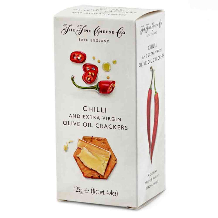 The Fine Cheese Co Chilli and Extra Virgin Olive Oil Crackers 125g