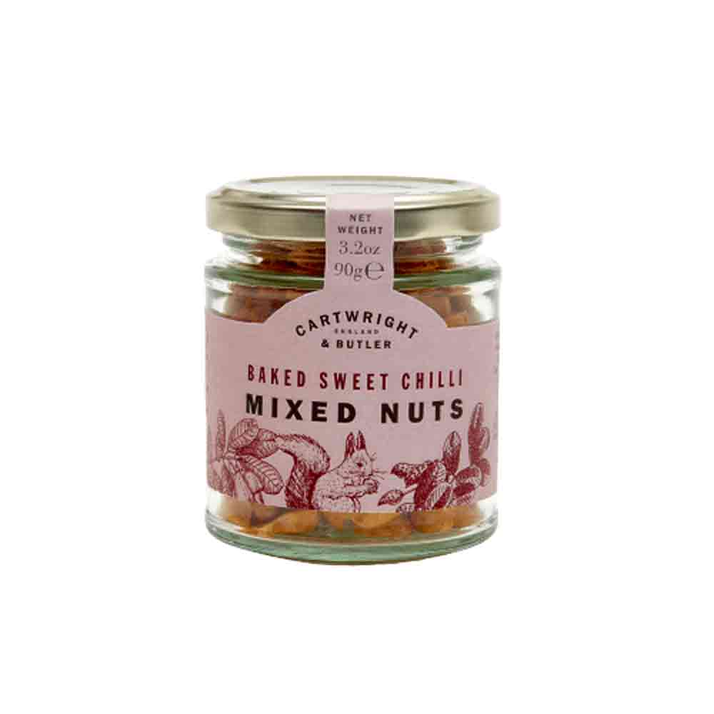 Cartwright & Butler Baked Sweet Chilli Peanuts and Cashews 90g[4501] August 2025