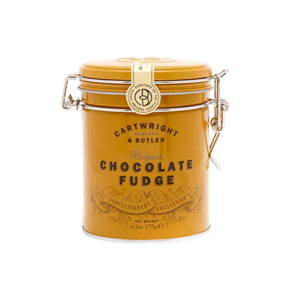 Cartwright & Butler Belgian Chocolate Fudge in Tin 175g